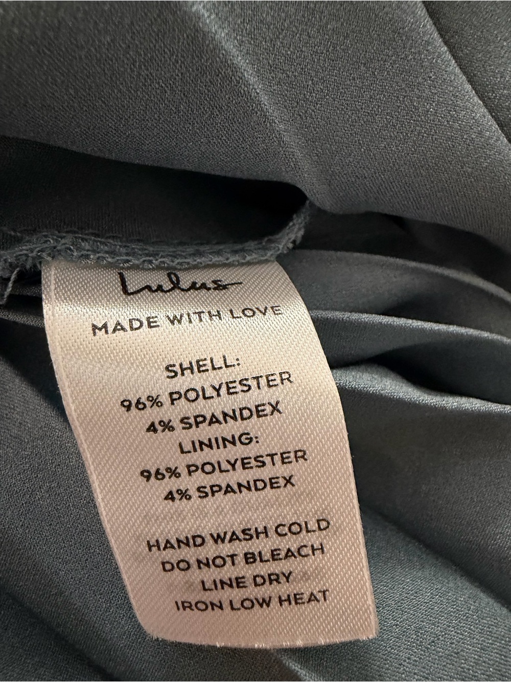 NWT Lulus Gorgeous Purpose slate satin pleated maxi dress - Picture 8 of 8